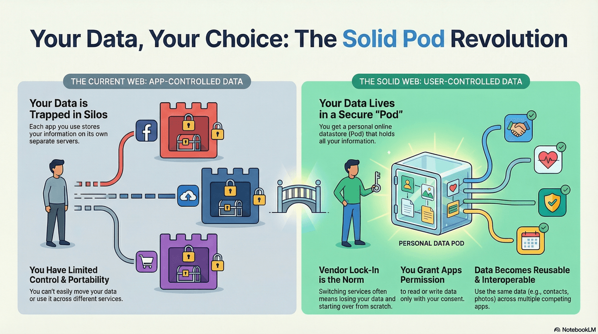 The Solution: Solid Personal Data Pods - you control your data