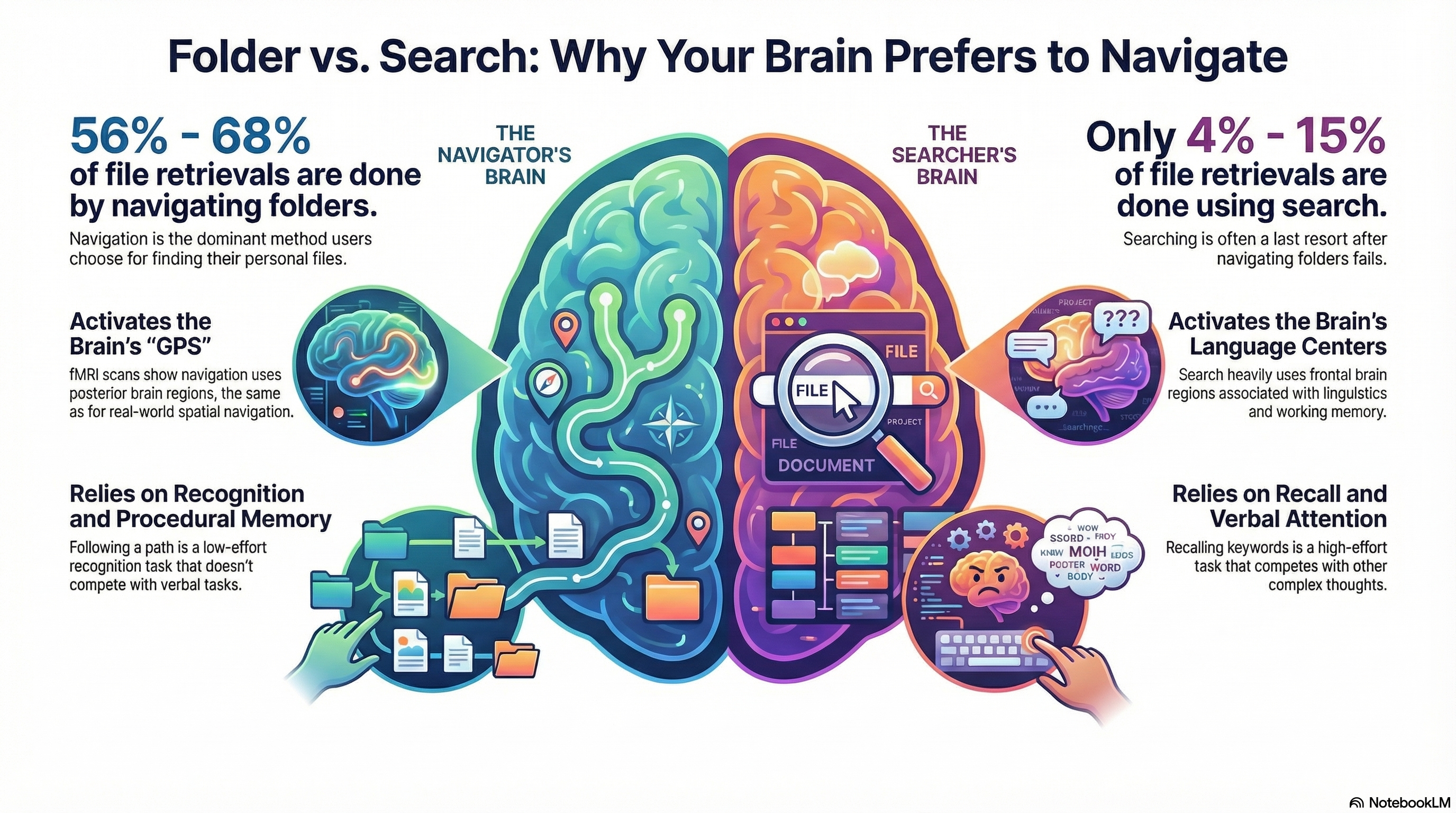 Folder vs Search: Why Your Brain Prefers to Navigate